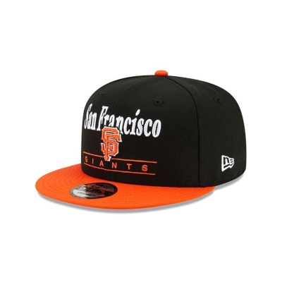 San Francisco Giants Gorra | New Era MLB Two Tone Retro 9fifty Snapback Cap Mexico - Negros
